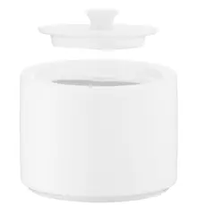 საშაქრე Ardesto Sugar bowl Prato, 7.8х7.8х9cm, 200ml, porcelain, white, 2 image