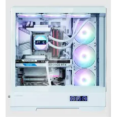 Computer case Zalman PC case P50 DS without PSU, 2xUSB3.0, 1xUSBType-C, 4x120mm ARGB, VGA 435 mm, LCS ready, TG Side Panel, ATX, white, 3 image