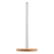 ხელსახოცის სადგამი Ardesto Paper Towel Holder Midori 15х34cm, metal, bamboo, white, 4 image