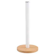 ხელსახოცის სადგამი Ardesto Paper Towel Holder Midori 15х34cm, metal, bamboo, white