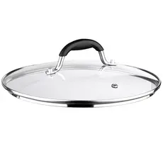 ქვაბის თავსახური ARDESTO Lid Black Mars 28 см, glass,stainless steel, silicone