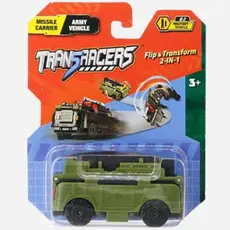 სათამაშო მანქანა TransRacers Missile Carrier & Army Vehicle
