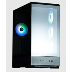 კომპიუტერის ქეისი Zalman PC case P50 DS without PSU, 2xUSB3.0, 1xUSBType-C, 4x120mm ARGB, VGA 435mm, LCS ready, TG Side Panel, ATX, black, 2 image
