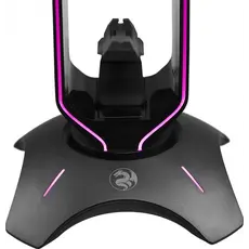 დამჭერი 2E Gaming Headset Stand RGB USB Black (2E-GST310UB), 2 image