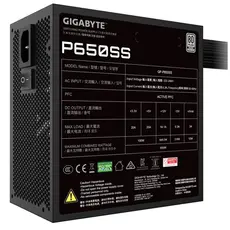 კვების ბლოკი GIGABYTE PSU GP-P650SS 650W BLACK, 3 image