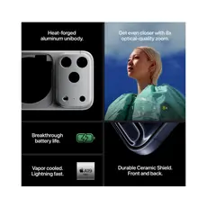 მობილური ტელეფონი Apple IPhone 17 Pro 256GB Silver,Model A3523, 8 image