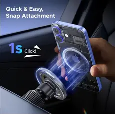 მობილურის დამჭერი UGREEN LP845 (65764), Air Vent Magnetic Car Phone Mount, Gray, 3 image