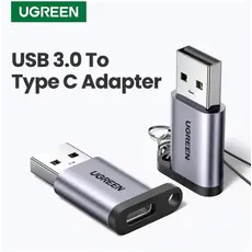 გადამყვანი Ugreen USB-A 3.0 to USB-C Adapter Gray/50533, 2 image