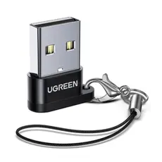 გადამყვანი Ugreen USB A Male to USB-C Female Adapter Black/50568, 2 image