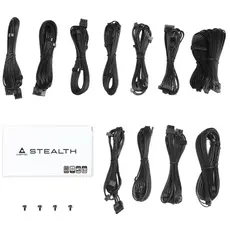 კვების ბლოკი CHIEFTEC PSU Stealth (1200W), >92%, 80+ Platinum, 135mm FDB, 1xMB 24pin(20+4), 2xCPU 8pin(4+4), 2xMolex, 10xSATA, 3xPCIe 8pin(6+2), 2xPCIe GEN5 16pin, Fully Modular, 5 image