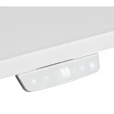 კომპიუტერის მაგიდა 2E Computer Desk CE150W, height 62-128cm, electric motor, tabletop 150 75cm (white), metal base (white), 5 image