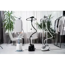 Steam iron Ardesto steamer vertical IR-S18B, 1800W, 1800ml, board, inox soleplate, white+gray, 7 image