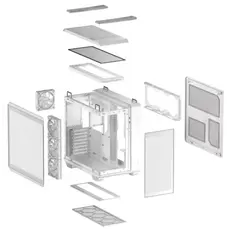 computer case ASUS GT502 PANO/ARGB FANS/WHT/TG, 4 image