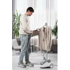 Steam iron Ardesto steamer vertical IR-S18B, 1800W, 1800ml, board, inox soleplate, white+gray, 4 image