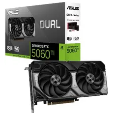 ვიდეო დაფა ASUS Graphic Card GeForce RTX 5060 Ti 8GB GDDR7 DUAL-RTX5060TI-8G