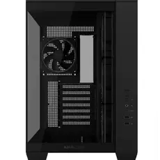 კომპიუტერის ქეისი ASUS A32 PLUS Case, без БЖ, 1xUSB3.2, 1xUSB Type-C, Tempered Glass side, ARGB, ATX,, Black 90DC00S0-B19000, 3 image