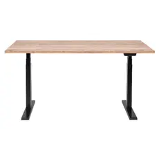 კომპიუტერის მაგიდა 2E Computer Desk CE150WOLD, height 62-128cm, electric motor, tabletop 150 75cm (aged wood), metal base (black), 2 image