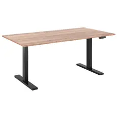 კომპიუტერის მაგიდა 2E Computer Desk CE150WOLD, height 62-128cm, electric motor, tabletop 150 75cm (aged wood), metal base (black)