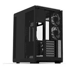 კომპიუტერის ქეისი Zalman PC case P60 without PSU, 2xUSB3.0, 1x Type C, 3x120мм ARGB Reverse, 2x120мм ARGB, VGA 435мм, LCS ready, Curved Tempered Glass, Dual Chamber, ATX, black, 6 image