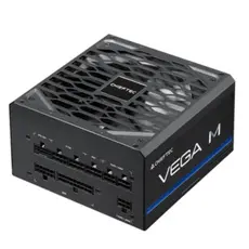 კვების ბლოკი CHIEFTEC PSU Vega M (1000W), >90%, 80+ Gold, 135mm FDB, 1xMB 24pin(20+4), 2xCPU 8pin(4+4), 3xMolex, 6xSATA, 4xPCIe 8pin(6+2), 1xPCIe GEN5 16pin, Fully Modular, 3 image