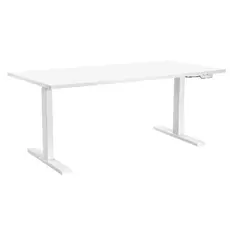 კომპიუტერის მაგიდა 2E Computer Desk CE150W, height 62-128cm, electric motor, tabletop 150 75cm (white), metal base (white)