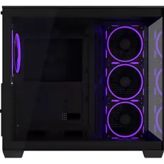 კომპიუტერის ქეისი ASUS A32 PLUS Case, без БЖ, 1xUSB3.2, 1xUSB Type-C, Tempered Glass side, ARGB, ATX,, Black 90DC00S0-B19000, 2 image