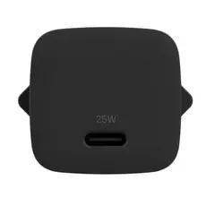 ადაპტერი BELKIN 25W USB-C PD WALL CHARGER WITH PPS, BLK, 2 image