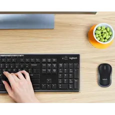 კლავიატურა და მაუსი LOGITECH MK270 Wireless Combo - BLACK - US INT'L - EER, 5 image