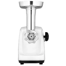 ხორცსაკეპი მანქანა ARDESTO Meat grinder , 1600W, 1.6kg/min, 3 cutting plates, sausages nozzle, plastik, white, 2 image
