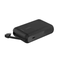 პორტატული დამტენი BELKIN 10k PD20w Integrated USB-C Cable Power Bank, Black, 2 image