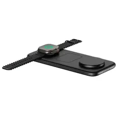 პორტატული დამტენი SATECHI Qi2 Trio Wireless Charging Pad - with Type A,C,G plugs, 2 image