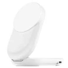 უსადენო დამტენი BELKIN 25w Qi2 2-IN-1 Foldable Charger, White, 2 image