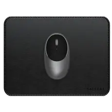 მაუსპადი SATECHI Vegan-Leather Premium Mouse Pad (Black), 4 image