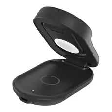 პორტატული დამტენი BELKIN 25w Qi2 3-IN-1 Foldable Charger, Black, 2 image