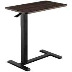 სათამაშო მაგიდა 2E Compact Desk CE710BD, height 71-106cm, gas lift, tabletop 71x40cm (dark wood), metal base (black)