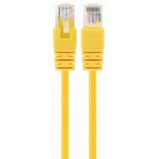 ქსელის კაბელი Gembird PP12-1M/Y Patch Cord UTP CAT5E 1m Yellow