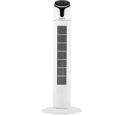 ვენტილატორი ARDESTO Column fan, 90см, 50Вт, remote control, display, black and white, 2 image