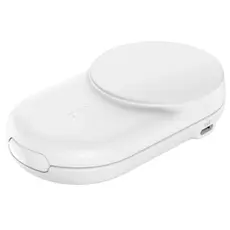 უსადენო დამტენი BELKIN 25w Qi2 2-IN-1 Foldable Charger, White, 4 image