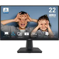 მონიტორი MSI Monitor 21.45" PRO MP225V D-Sub, HDMI, VA, 100Hz, 4ms, sRGB 100%, AdaptiveSync