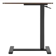 სათამაშო მაგიდა 2E Compact Desk CE710BD, height 71-106cm, gas lift, tabletop 71x40cm (dark wood), metal base (black), 3 image