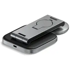 პორტატული დამტენი SATECHI 3-in-1 Foldable Qi2 Wireless Charging Stand (Space Gray) with Type A,C,G plugs, 4 image