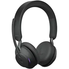 ყურსასმენი Jabra 26599-999-899 Evolve2 65 Link380c MS Stereo, Headset, Wireless, USB-C, BT, Black, 2 image