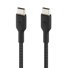 კაბელი Belkin сable USB-C > USB-C charge/data, 1m, 60W, Type-C, BRAIDED, black