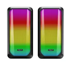 დინამიკი AULA N-600 RGB Gaming Desktop Speaker 6W Black, 3 image