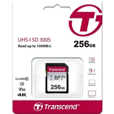 Memory Card Transcend TS256GSDC300S 256GB UHS-I U3 SD Card, 2 image