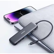ჰაბი Anker 332 USB-C Hub (5-in-1) - Black, 5 image