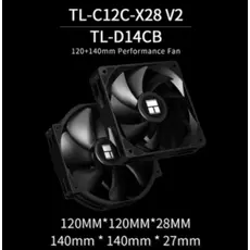 ქულერი THERMALRIGHT Peerless Assassin 140 Digital BLACK CPU Universal Cooler, 3 image