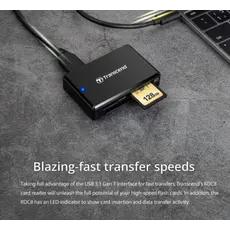 Transcend USB3.1 Gen1 All-in-1 Multi Card Reader, Type C, 5 image