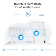 როუტერი TP-link Deco XE75 Pro(2-pack) AXE5400 Whole Home Mesh Wi-Fi 6E System, 7 image