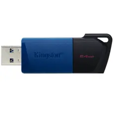 USB ფლეშ მეხსიერება Kingston DTXM/64GB SB 3.2 Type-A Gen1 DT Exodia M Black Blue, 2 image